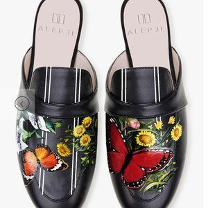 Alepel Butterfly Mules
